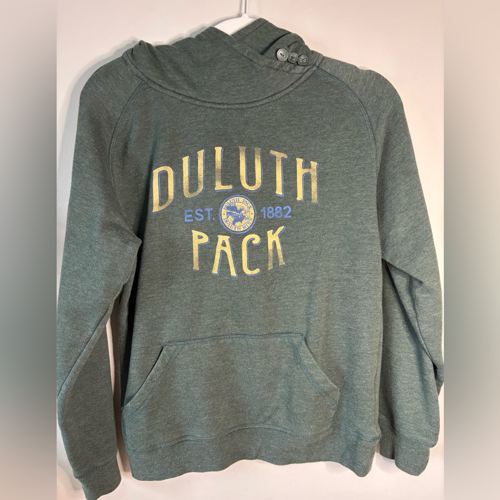 Duluth Pack‎ high button  neck  Green Hoodie size